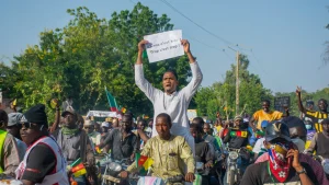 Cameroonian youths demonstrate for change, Yaoundé, 2025. Photo: Unsplash (CC0)